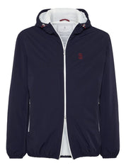 Brunello Cucinelli Abrigos Cazadora de nailon azul