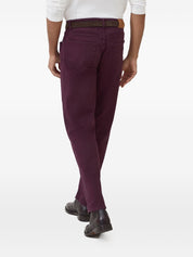 Brunello Cucinelli Pantalon Bordeaux