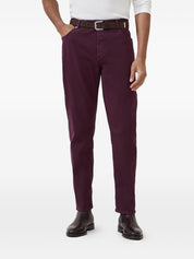 Brunello Cucinelli Pantalon Bordeaux