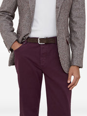 Brunello Cucinelli Pantalon Bordeaux