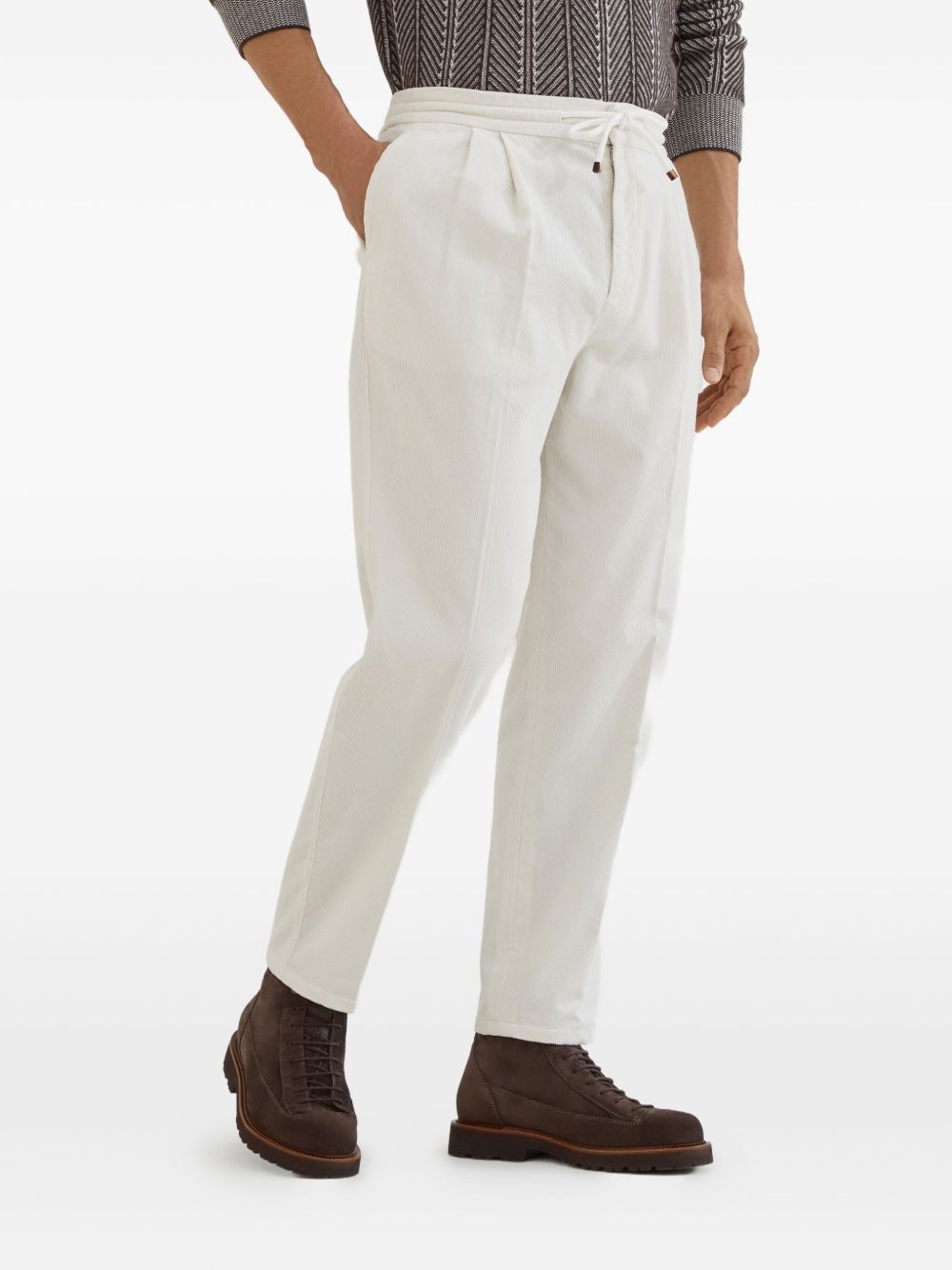 Pantalon Brunello Cucinelli Blanc