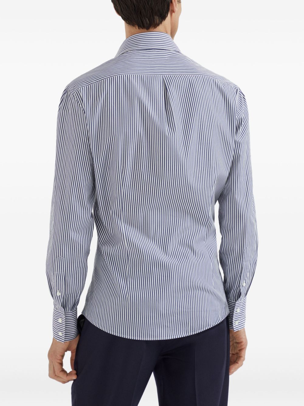Brunello Cucinelli Blue Cotton Shirts — Luxurious Comfort