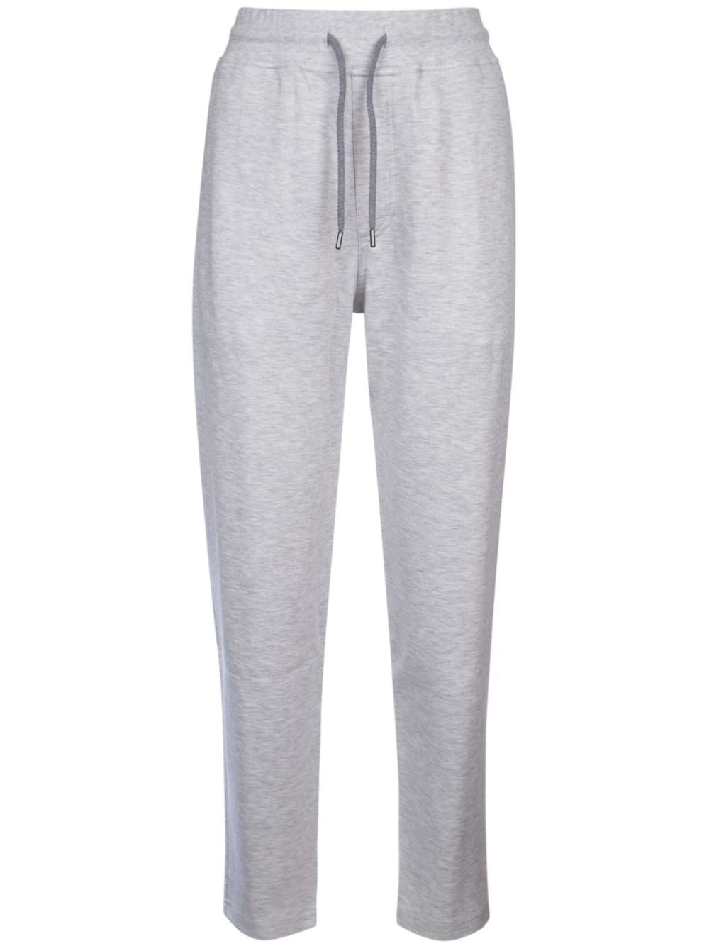 Pantalon Brunello Cucinelli en coton mélangé gris clair