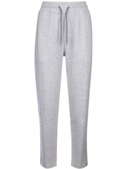 Pantalon Brunello Cucinelli en coton mélangé gris clair