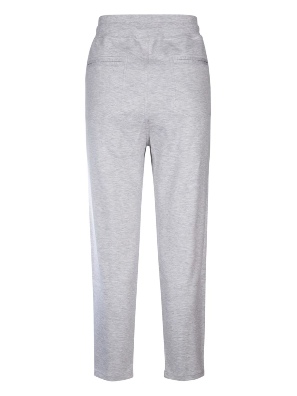 Pantalon Brunello Cucinelli en coton mélangé gris clair
