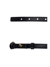 Chloé Iconic leather belt in black calfskin