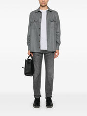 Brunello Cucinelli Grey Wool Shirt — Refined Comfort