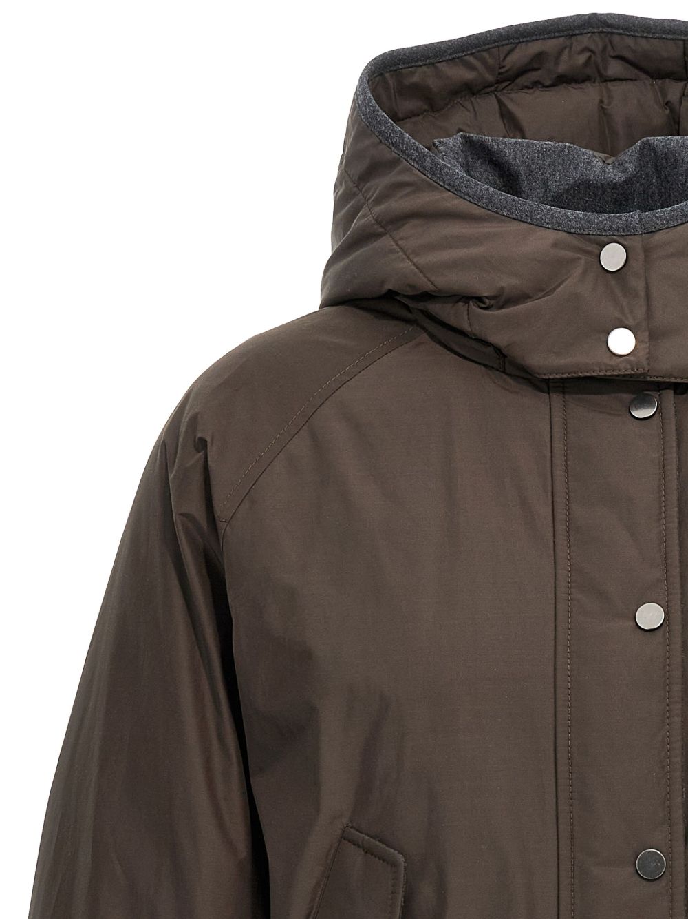 Brunello Cucinelli Coats Brown down jacket