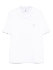 Brunello Cucinelli T-shirts and Polos White cotton