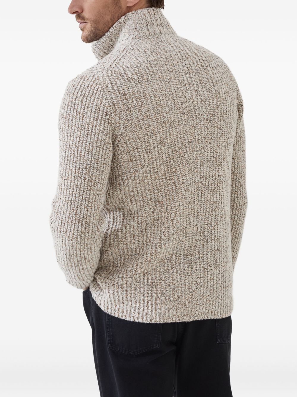 Brunello Cucinelli Jackets Beige wool and cashmere