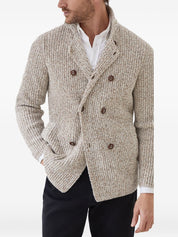 Brunello Cucinelli Jackets Beige wool and cashmere