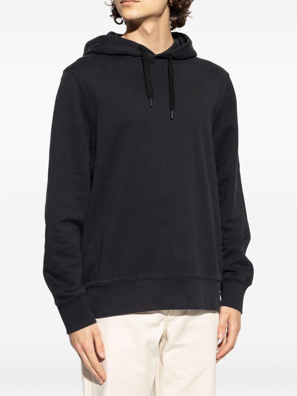 PS By Paul Smith Black Cotton Hoodie — Men's Sweater