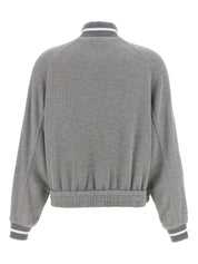 Brunello Cucinelli Grey Sweaters — Luxurious Women’s Topwear