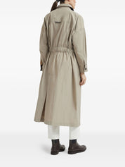 Beige Trench Coat — Brunello Cucinelli Luxury Outerwear