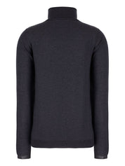 Brunello Cucinelli Sweater — Midnight Blue Cashmere Turtleneck