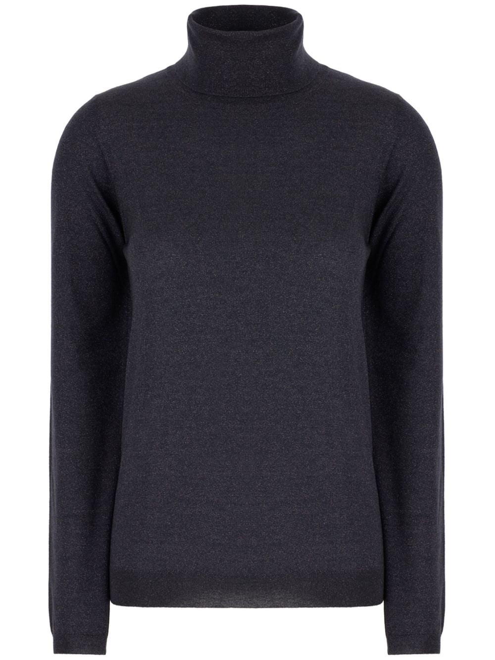 Brunello Cucinelli Sweater — Midnight Blue Cashmere Turtleneck