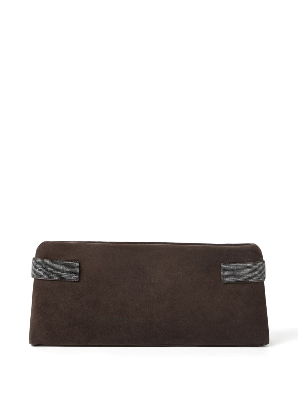 Brunello Cucinelli Black Suede Clutch