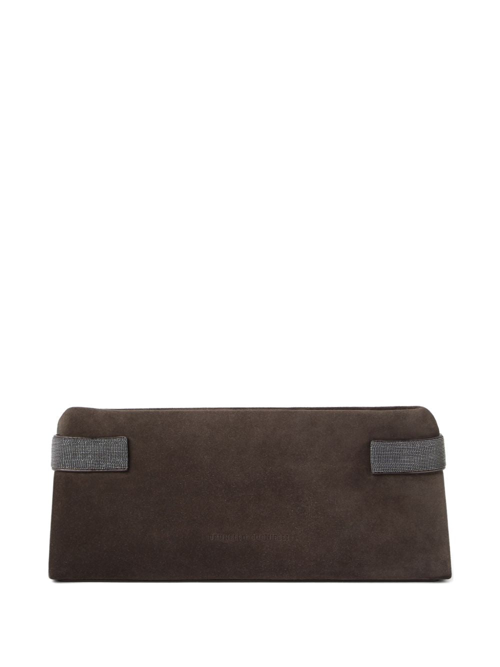 Brunello Cucinelli Black Suede Clutch