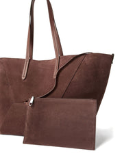 Brunello Cucinelli BC Duo bag in suede with monili