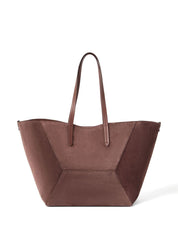 Brunello Cucinelli BC Duo bag in suede with monili