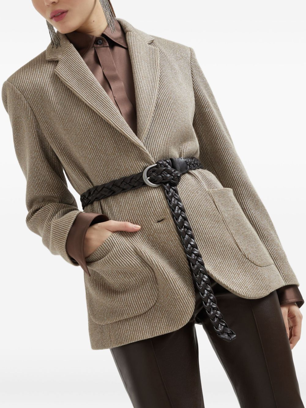 Brunello Cucinelli Jackets Beige single-breasted