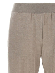 Brunello Cucinelli Trousers Dove Grey in wool and silk