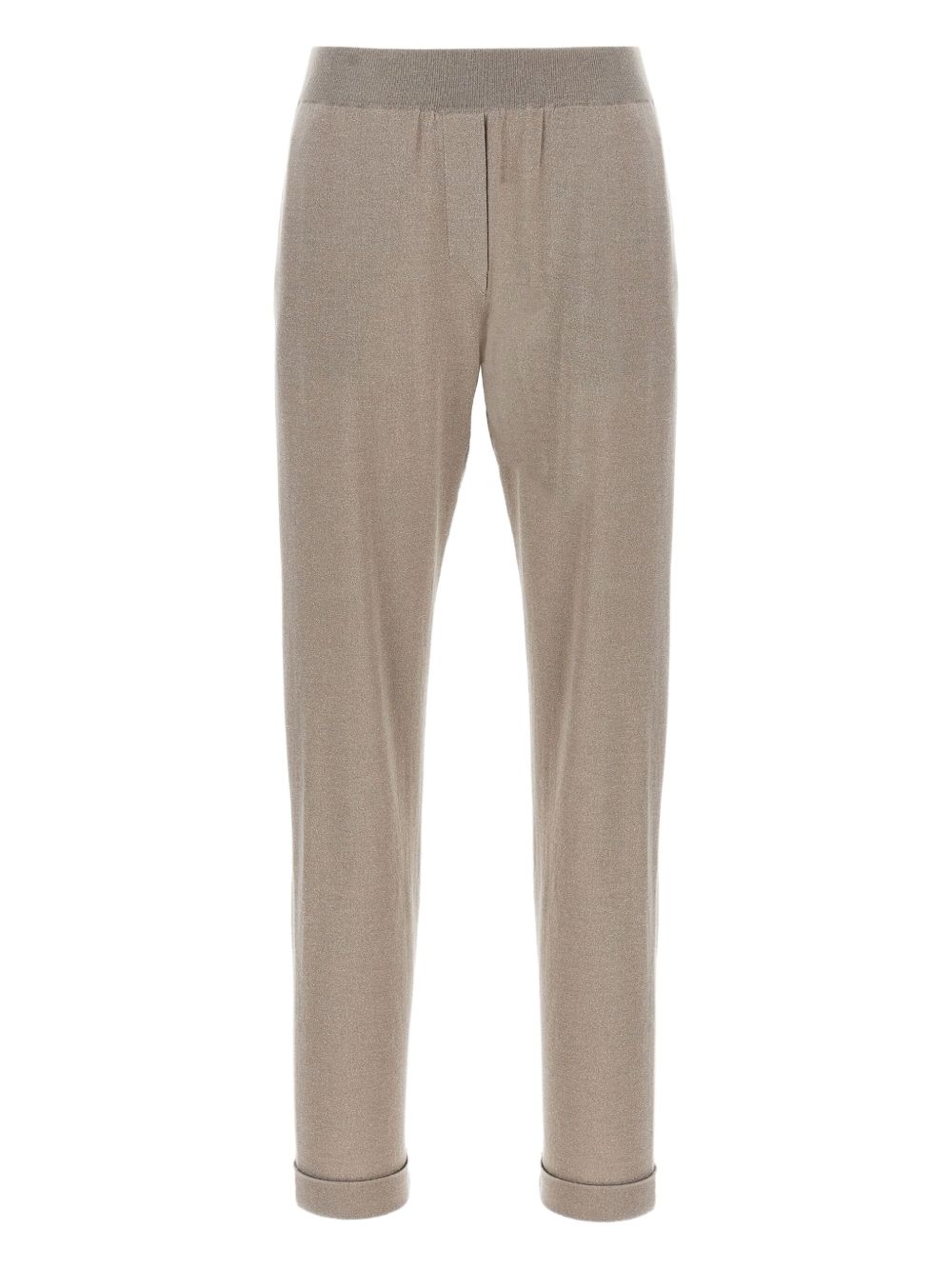 Brunello Cucinelli Trousers Dove Grey in wool and silk