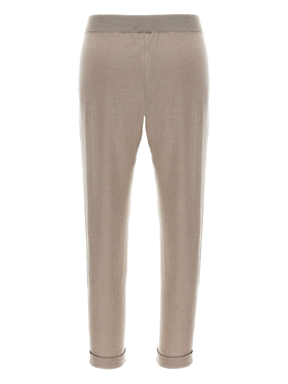 Brunello Cucinelli Trousers Dove Grey in wool and silk