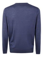 Clear Blue Merino Wool Sweater — Paul Smith