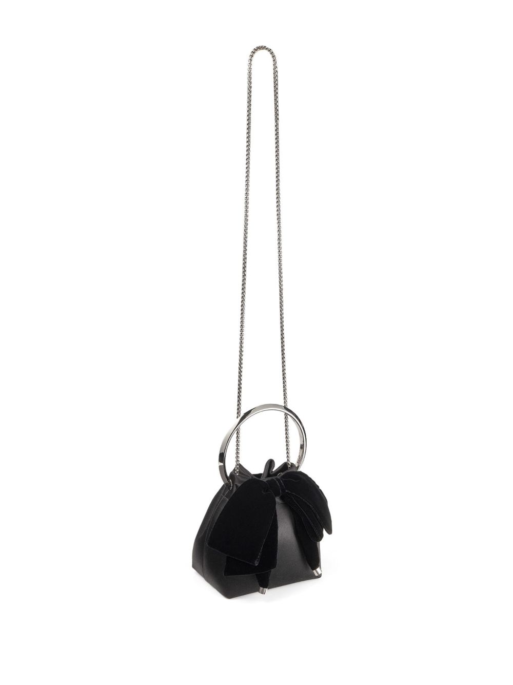 Jimmy Choo Bon Bon Black Shoulder Bag — Elegant Evening Mini