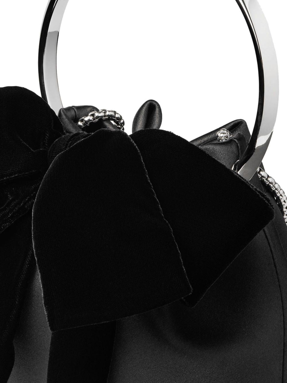 Jimmy Choo Bon Bon Black Shoulder Bag — Elegant Evening Mini