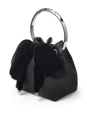 Jimmy Choo Bon Bon Black Shoulder Bag — Elegant Evening Mini