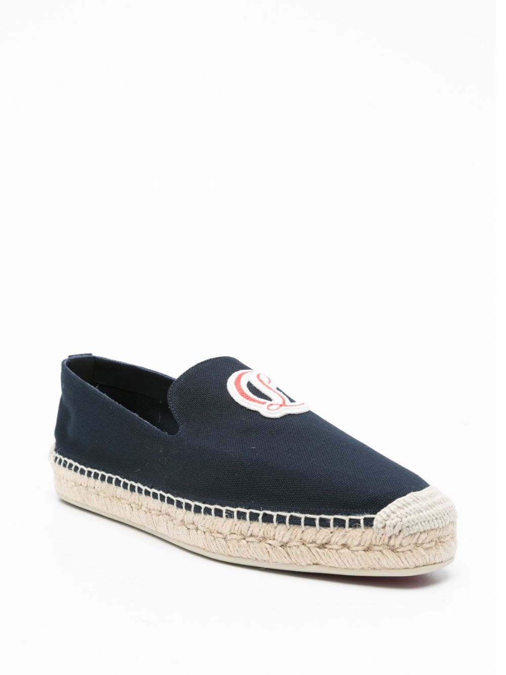 Christian Louboutin Blue Flat Shoes — Men's Moccasins