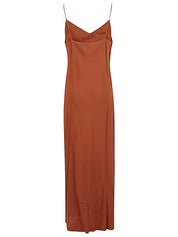 Robes Alberto Biani Robe longue marron
