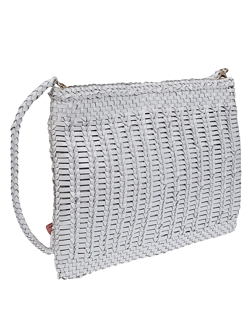 VIPERA Bags.. White woven clutch