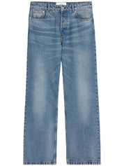 Ami Paris Jeans Clear Blue wide leg denim