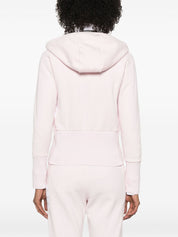 Thom Browne Pink Cotton Hoodie — 4-Bar Zip Sweater