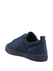 Christian Louboutin Sneakers Blue — Louis Junior Velvet