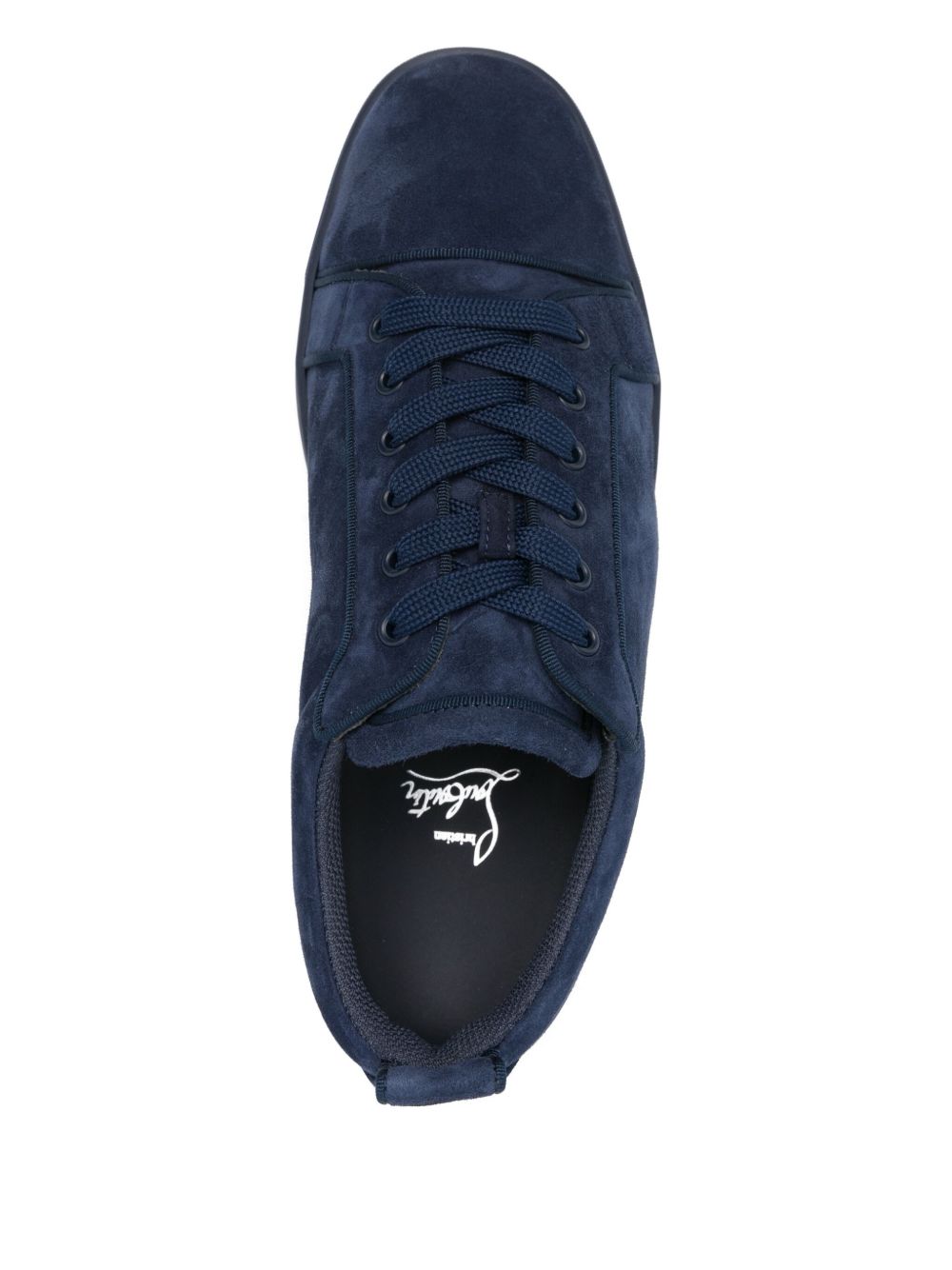 Christian Louboutin Sneakers Blue — Louis Junior Velvet