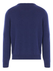 Blue cashmere crewneck — Brunello Cucinelli sweater