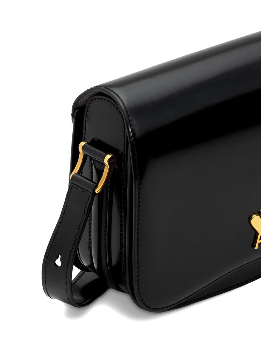 Ami Paris Bags Black silk nylon flap