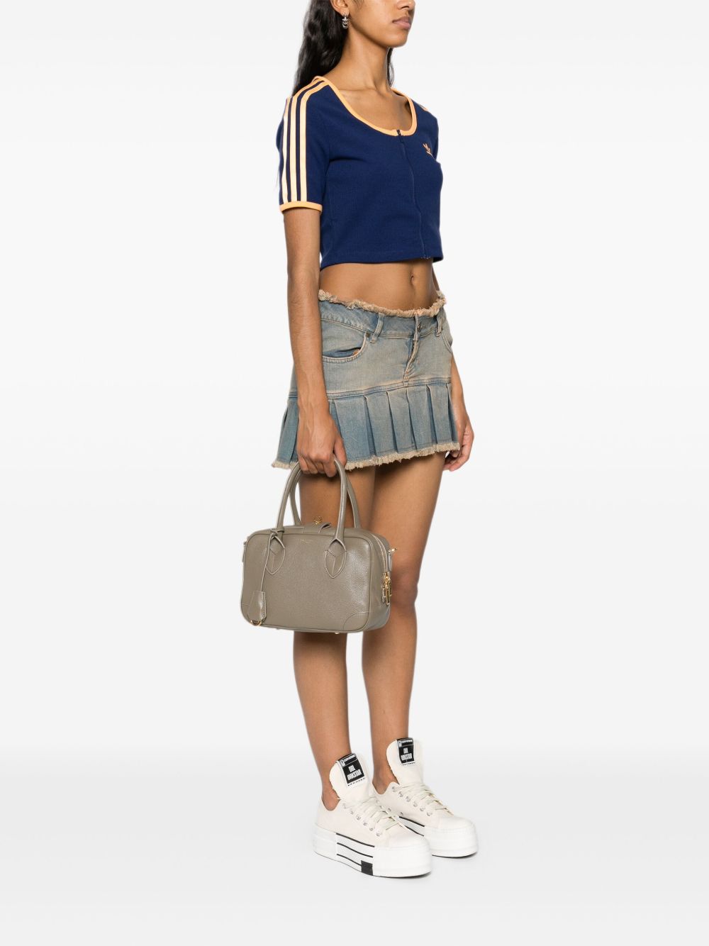 Bolso Golden Goose Bags.. Bolso de piel color gris paloma