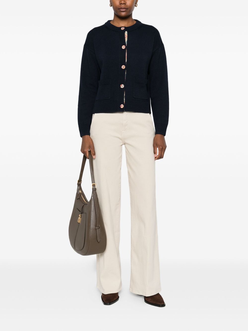 PS By Paul Smith Blue Sweater Cardigan — Women’s Topwear