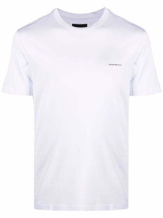 Emporio Armani White T‑Shirts & Polos — Refined Everyday Tops