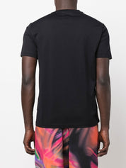 Emporio Armani T-shirts and Polos Blue cotton logo tee