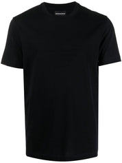 Emporio Armani T-shirts and Polos Blue cotton logo tee