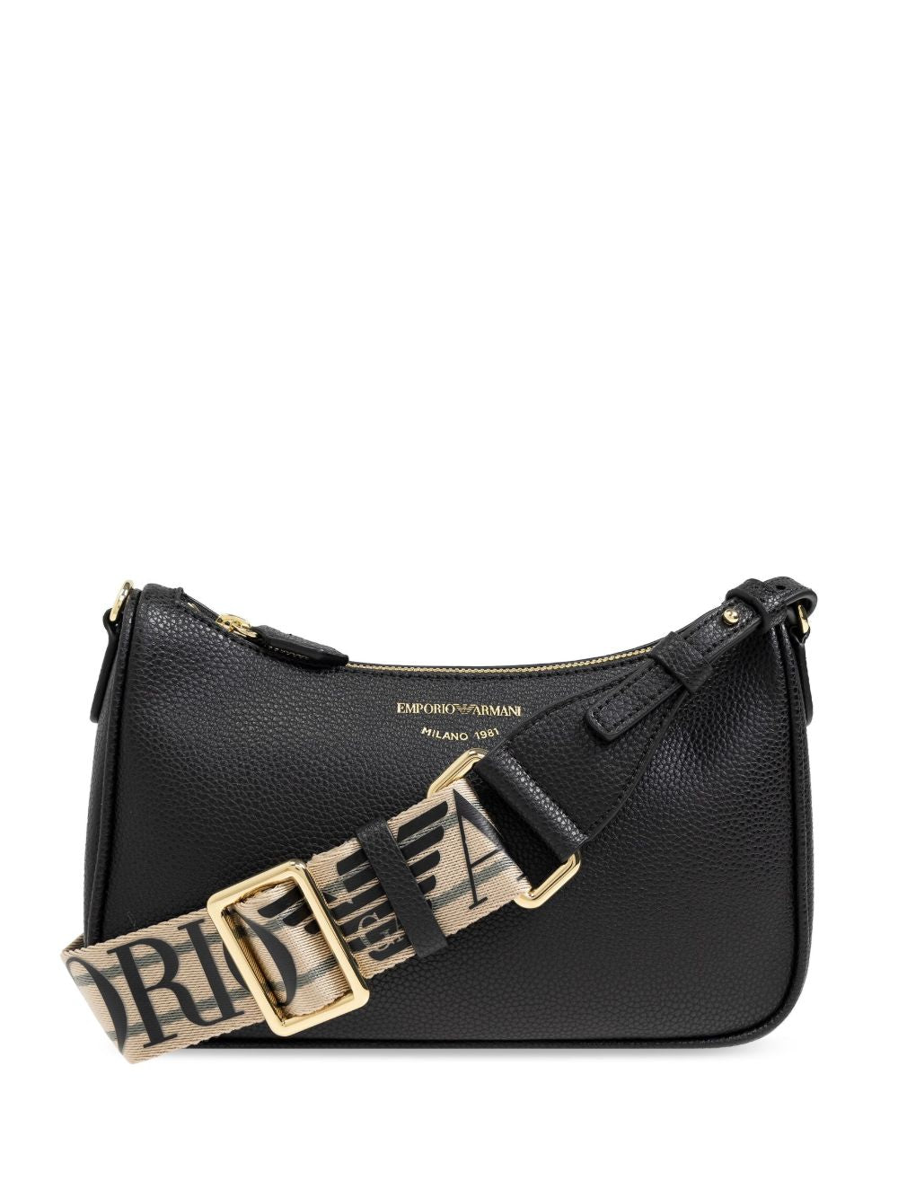 Emporio Armani Bags.. Black faux leather baguette bag