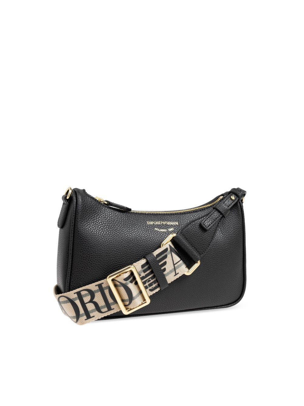 Emporio Armani Bags.. Black faux leather baguette bag