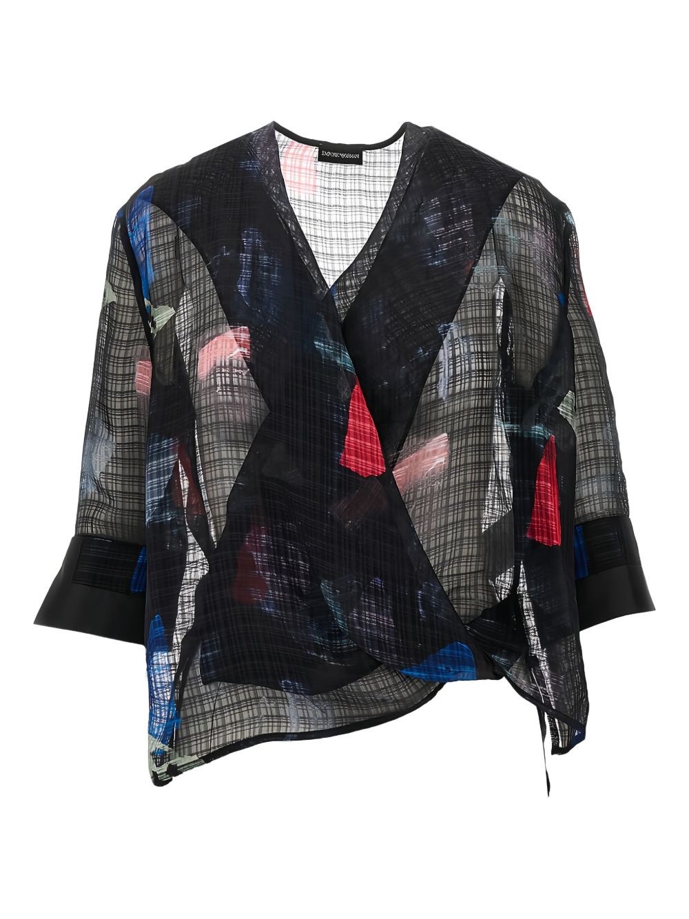 Emporio Armani Top Negro Cuello en V