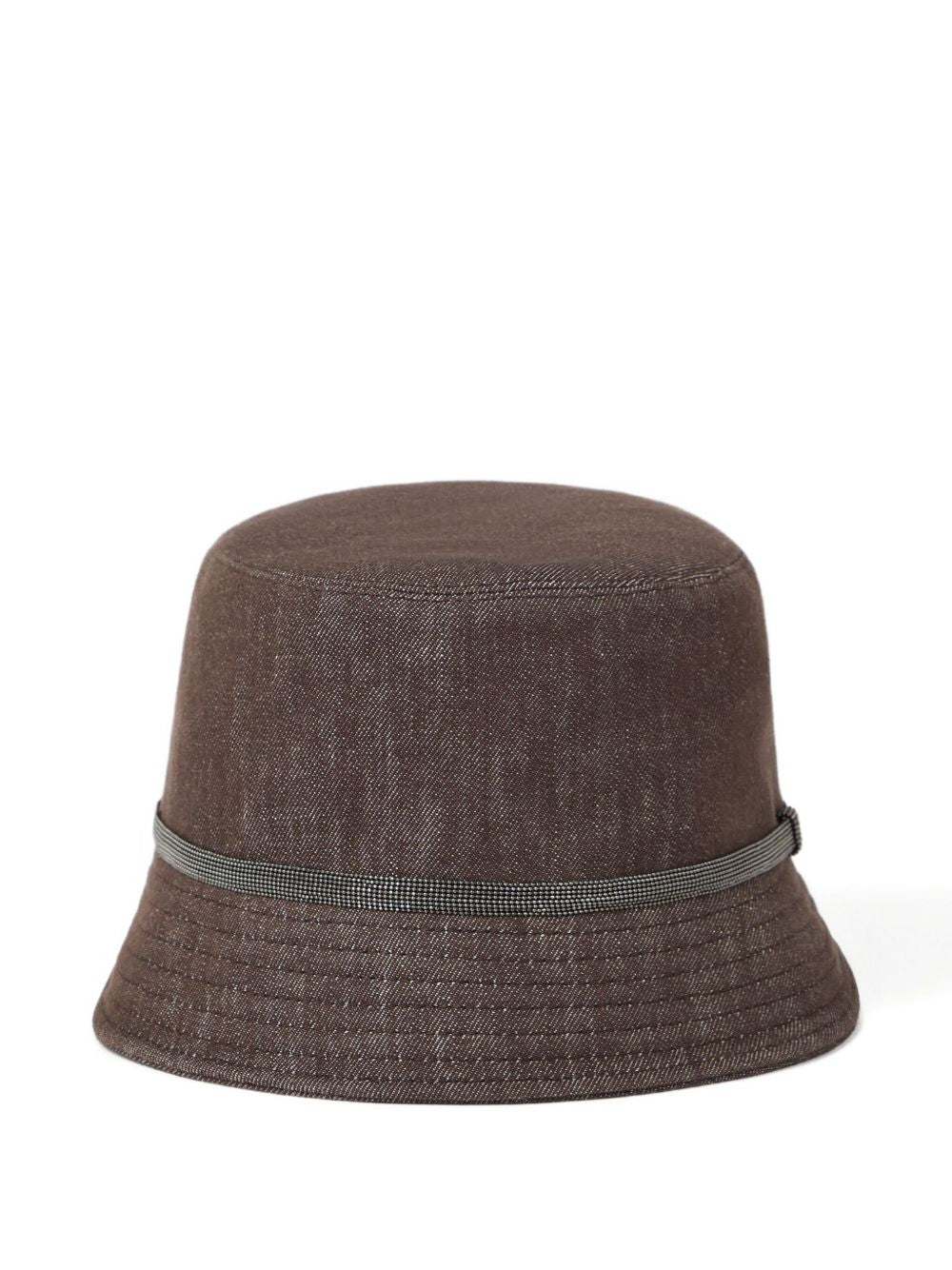 Brunello Cucinelli Hats Brown cotton bucket hat